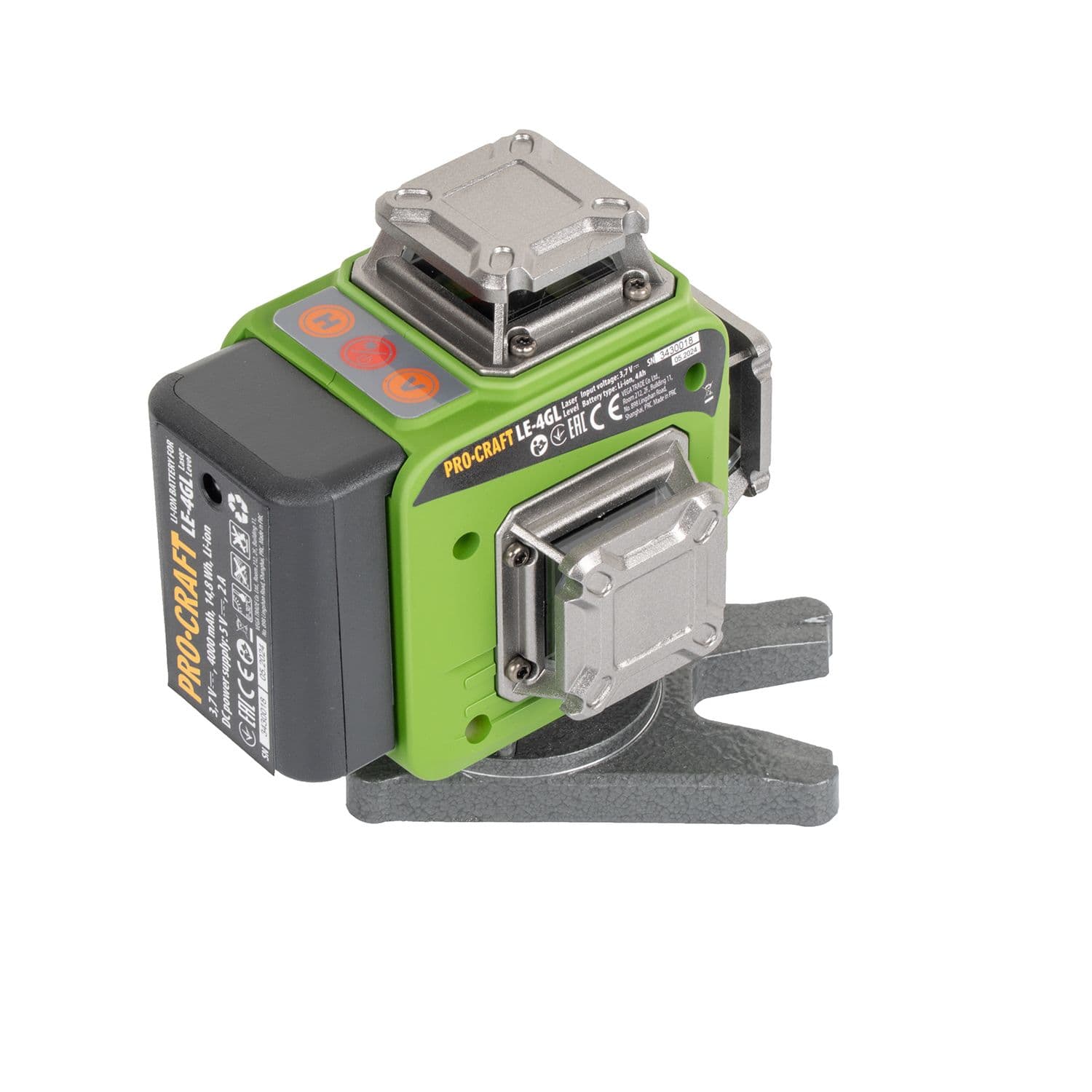 Procraft Pioziomica laserowa 16 linii 360° zestaw - zdjęcie 4