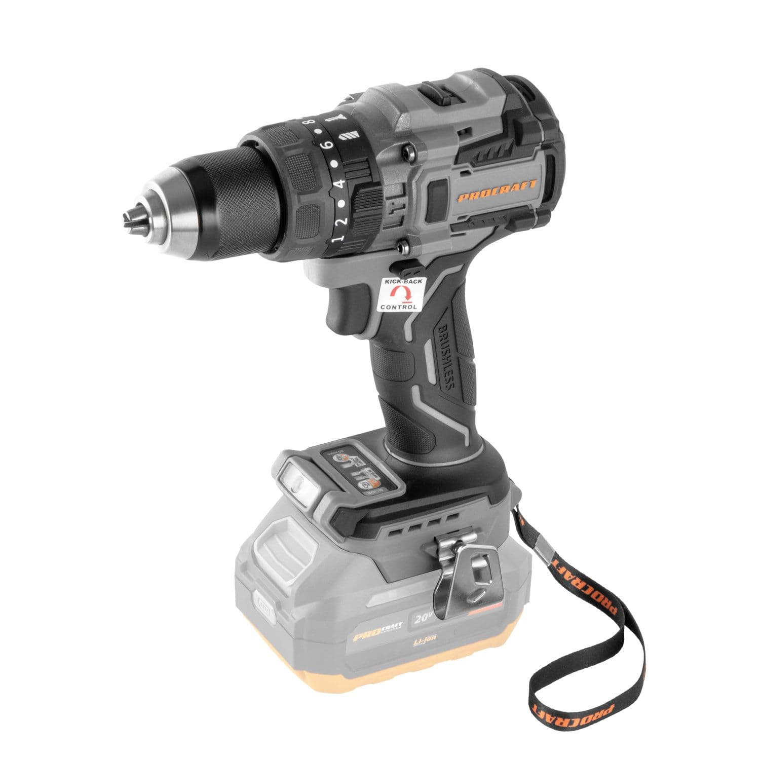Procraft Industrial Wiertarko-wkrętarka akumulatorowa 150Nm(bez akumulatora i ładowarki) - zdjęcie 1