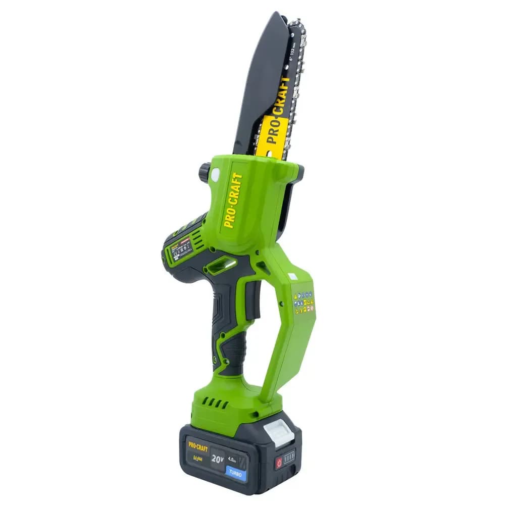 Procraft Akumulatorowa pilarka łańcuchowa 20V 152/203 mm zestaw - zdjęcie 3