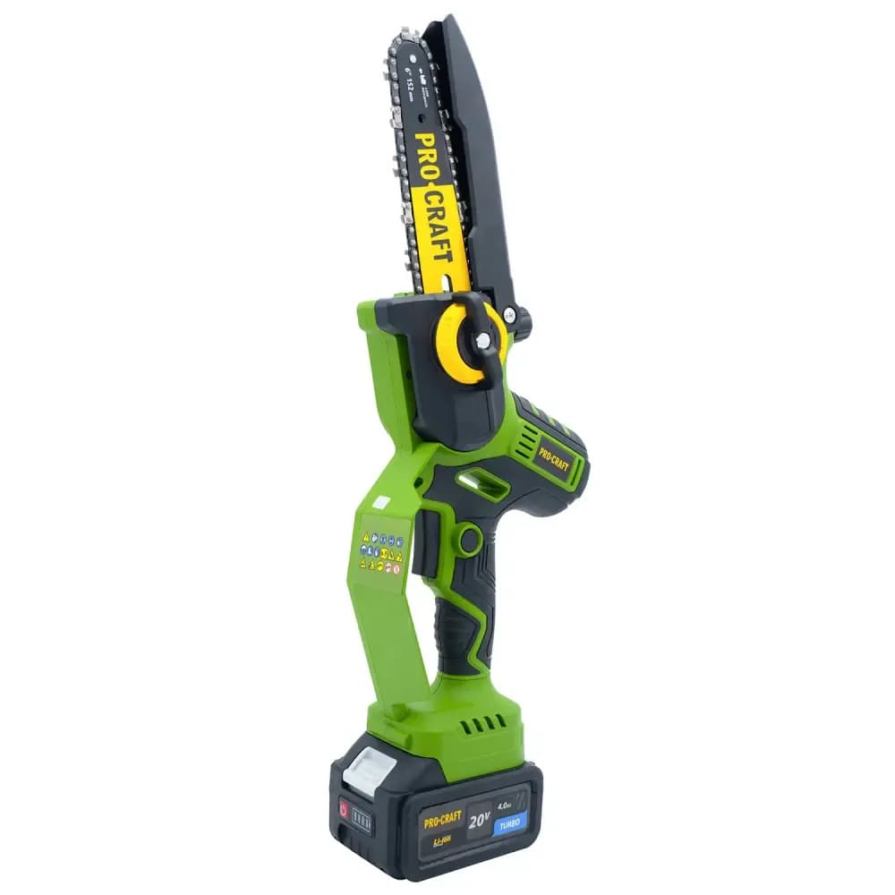 Procraft Akumulatorowa pilarka łańcuchowa 20V 152/203 mm zestaw - zdjęcie 2