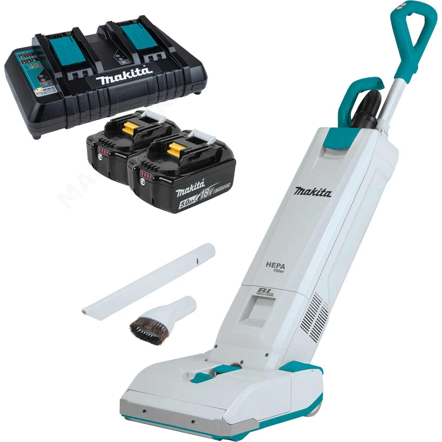 Makita Akum. odkurzacz kolumnowy LXT ® 2x18V 120 mbar 5l