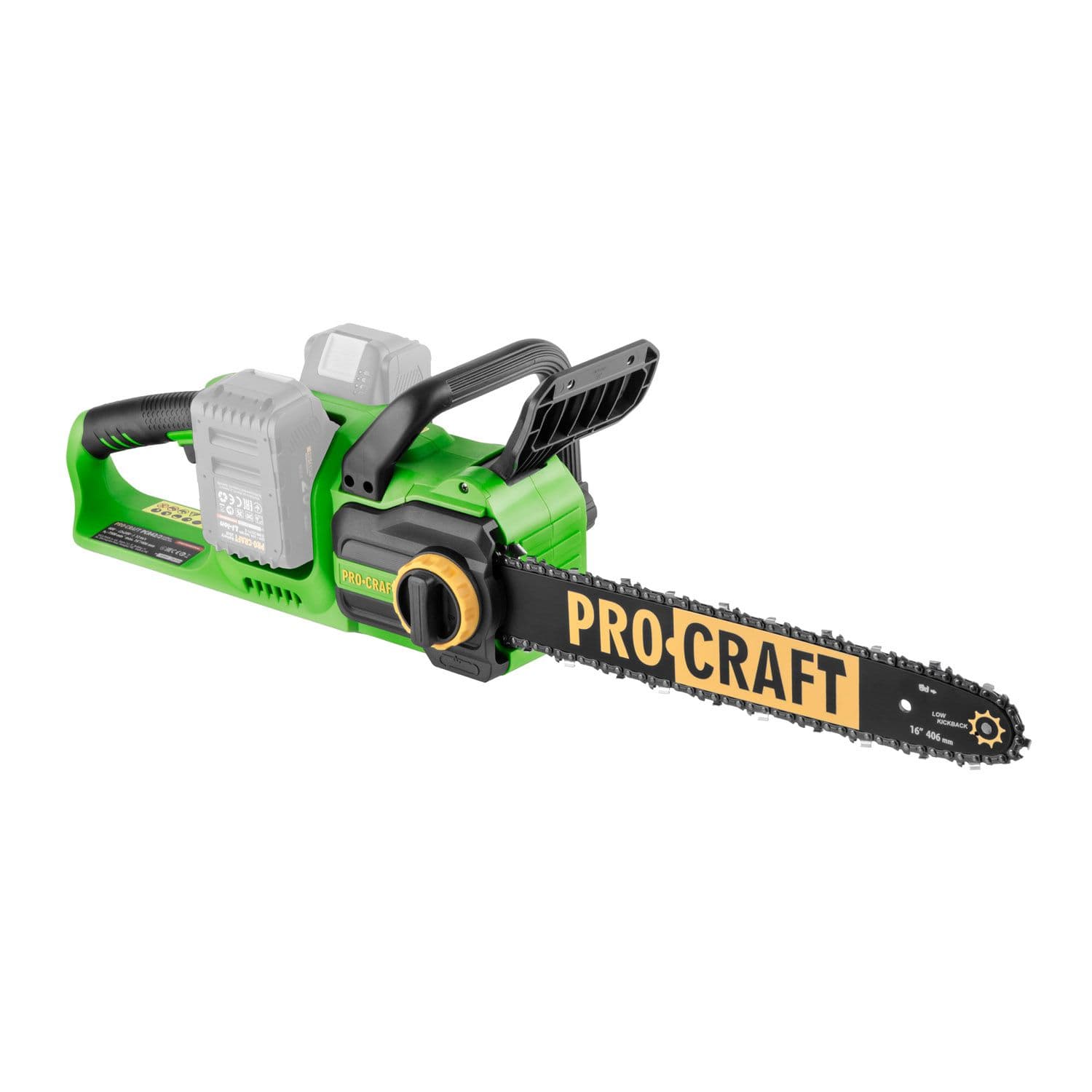 Procraft Akumulatorowa pilarka łańcuchowa 2x20V 406mm (bez akum. i ładowarki) - zdjęcie 7
