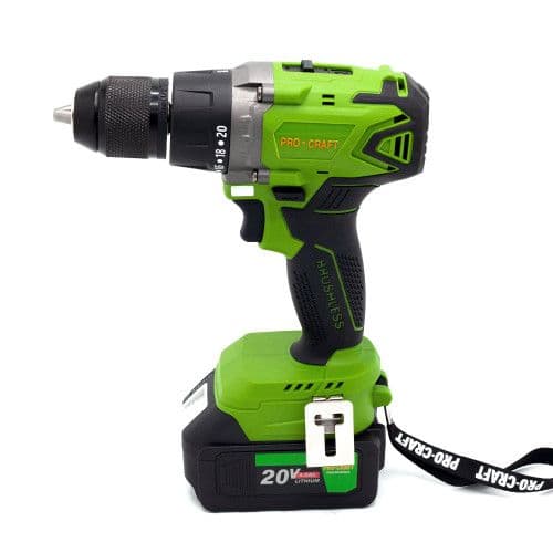Procraft Wiertarko-wkrętarka akumulatorowa 20V 50Nm Zestaw - zdjęcie 3