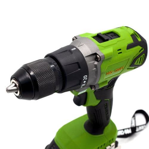 Procraft Wiertarko-wkrętarka akumulatorowa 20V 50Nm Zestaw - zdjęcie 4