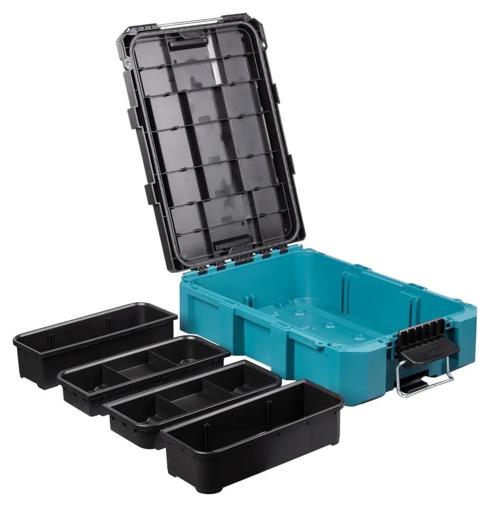 Makita MAKTRAK Pudełko narzędziowe, średnie maks. 34 kg 18,41l z kopolimeru - zdjęcie 4
