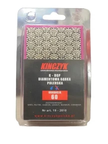 Kinczyk Gąbka polerska diamentowa 60 - zdjęcie 2