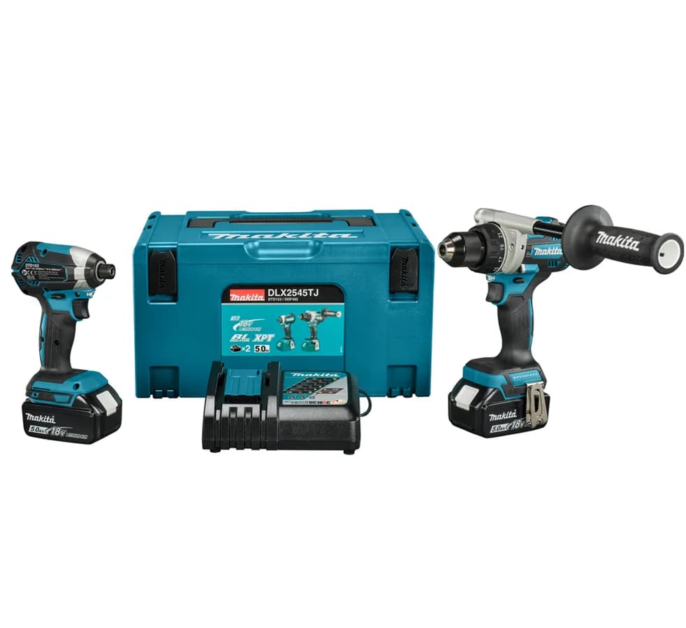 Makita zestaw DDF492+DTD153+2x5.0Ah+Ładowarka - zdjęcie 1