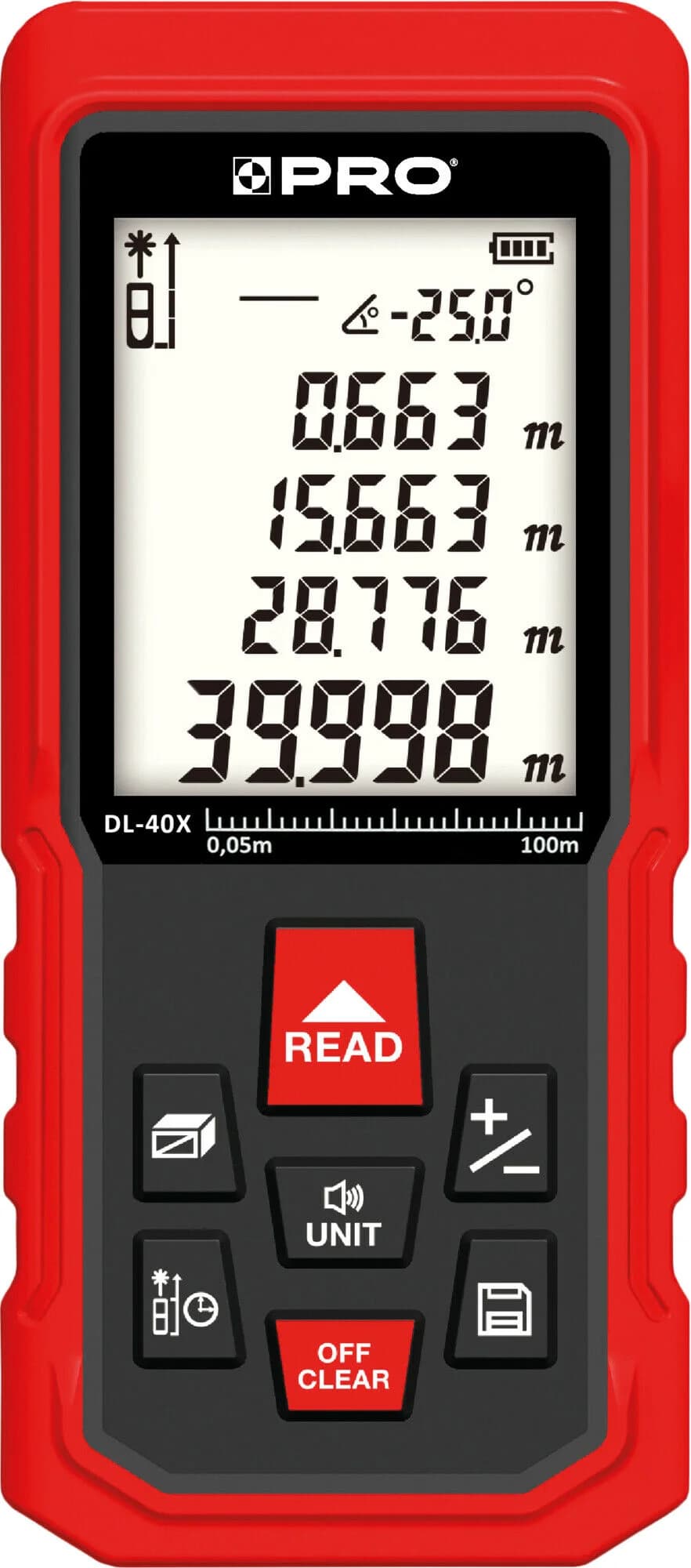 Pro Dalmierz Laserowy 40m