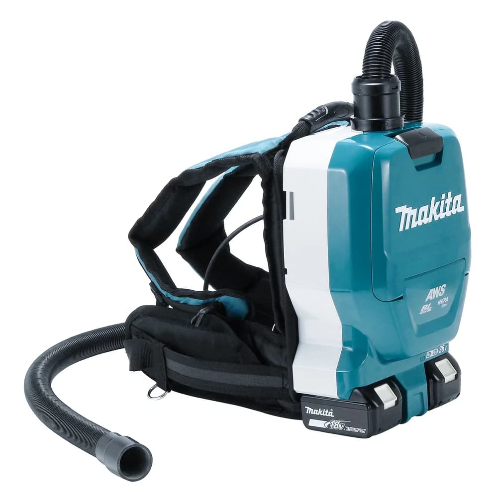 Makita Akum. odkurzacz plecakowy LXT ® 2x18V 110mbar 2l - zdjęcie 4