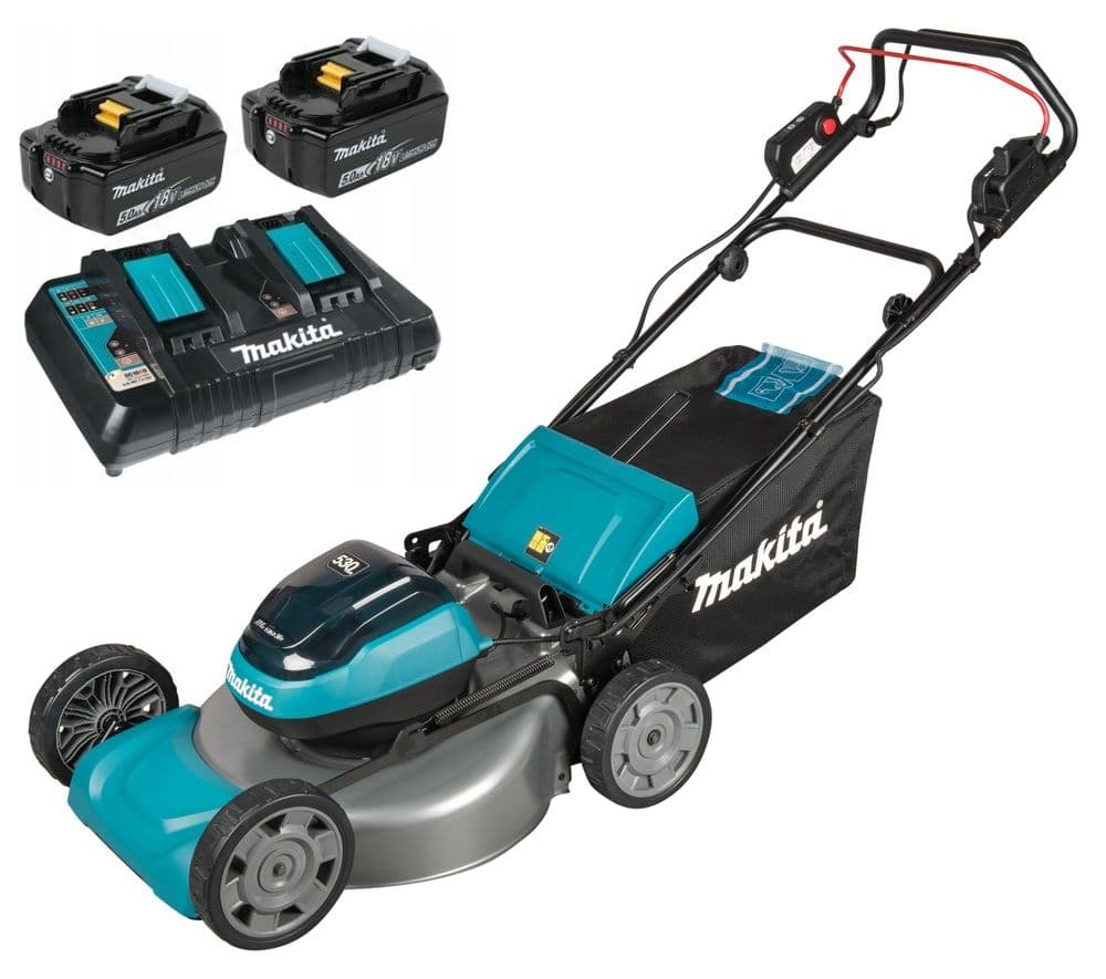 Makita Akum. kosiarka samobieżna LXT ® 2x18V 530 mm 70 l - zdjęcie 1
