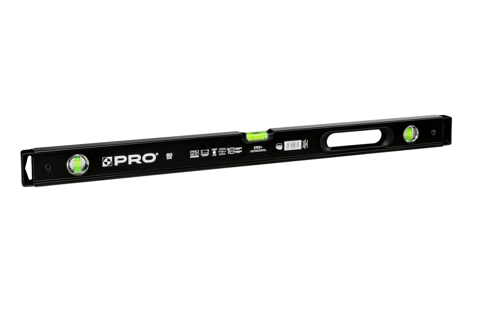 PRO Poziomnica PRO900 HEAVY DUTY czarna dwustronnie frezowana z uchwytem