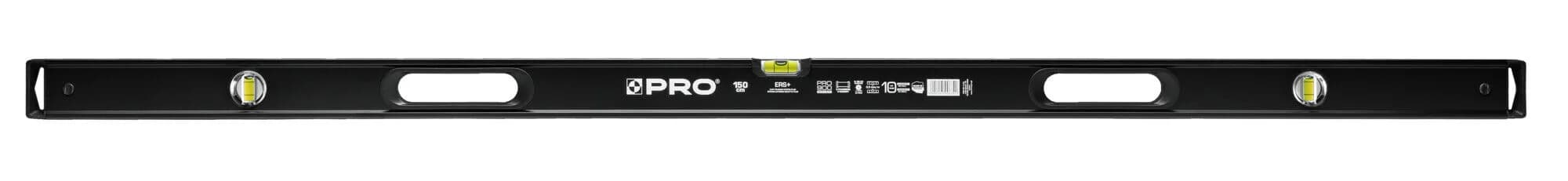 PRO Poziomnica PRO900 HEAVY DUTY czarna dwustronnie frezowana z uchwytem