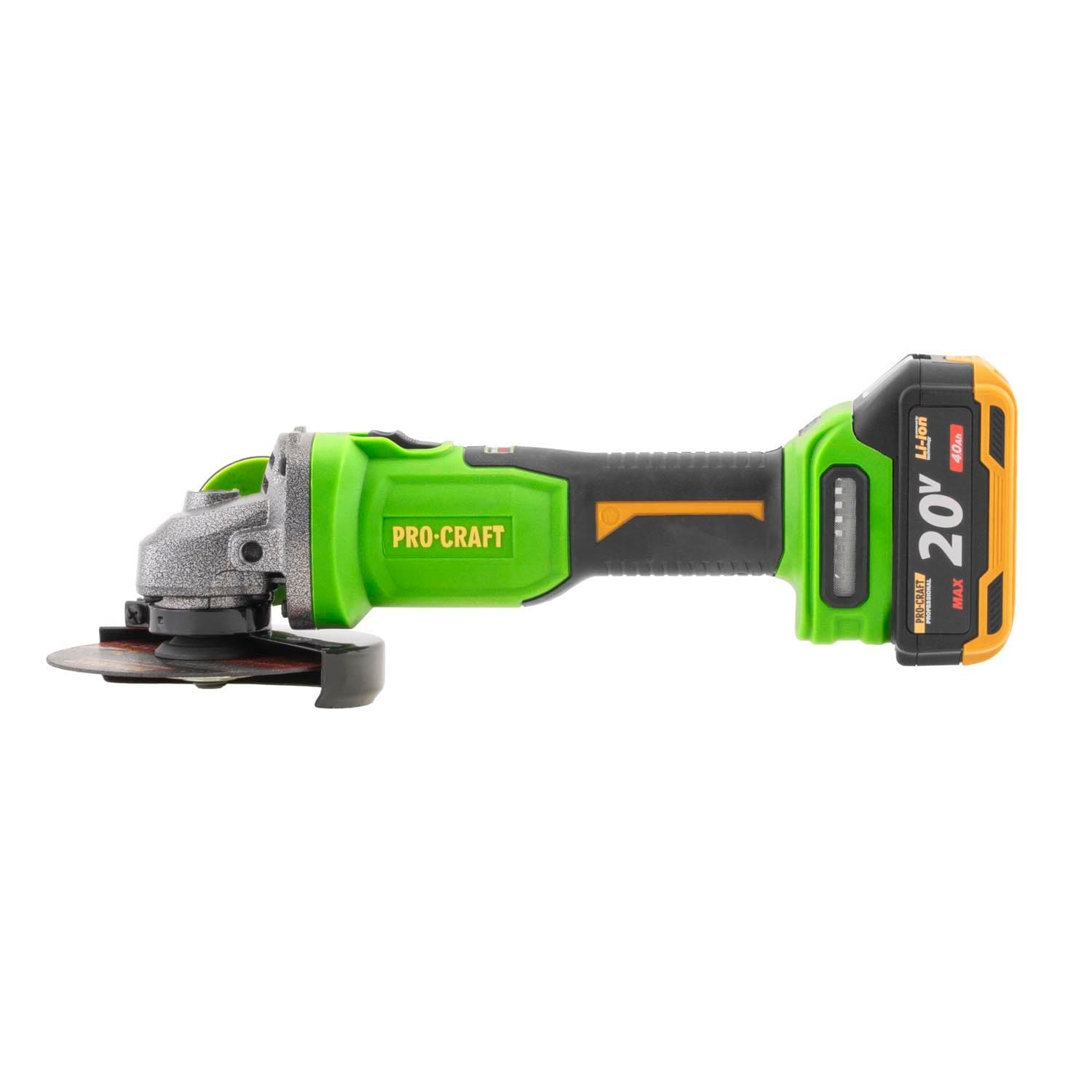 Procraft Akumulatorowa szlifierka kątowa 20V 125mm(bez akumulatora i ładowarki) - zdjęcie 3