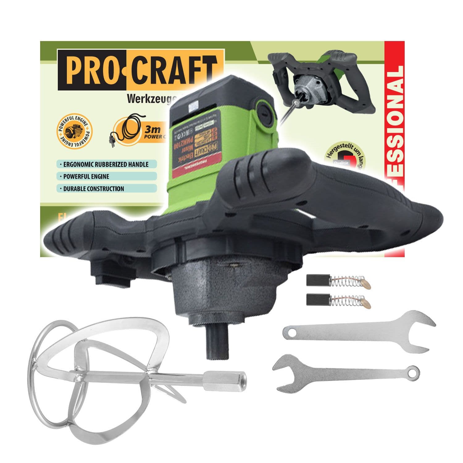 Procraft Mieszarka elektryczna 1200W - zdjęcie 1