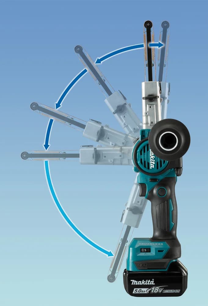 Makita Akum. pilnik taśmowy LXT ® 9mm 18V - zdjęcie 6