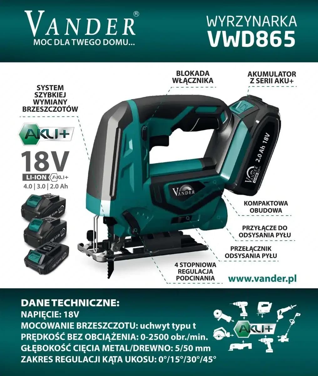 Vander Wyrzynarka VWD865
