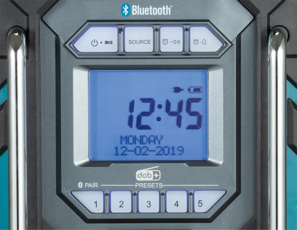 Makita Akum. radioodbiornik z ładowarką CXT ® / LXT ® - zdjęcie 2
