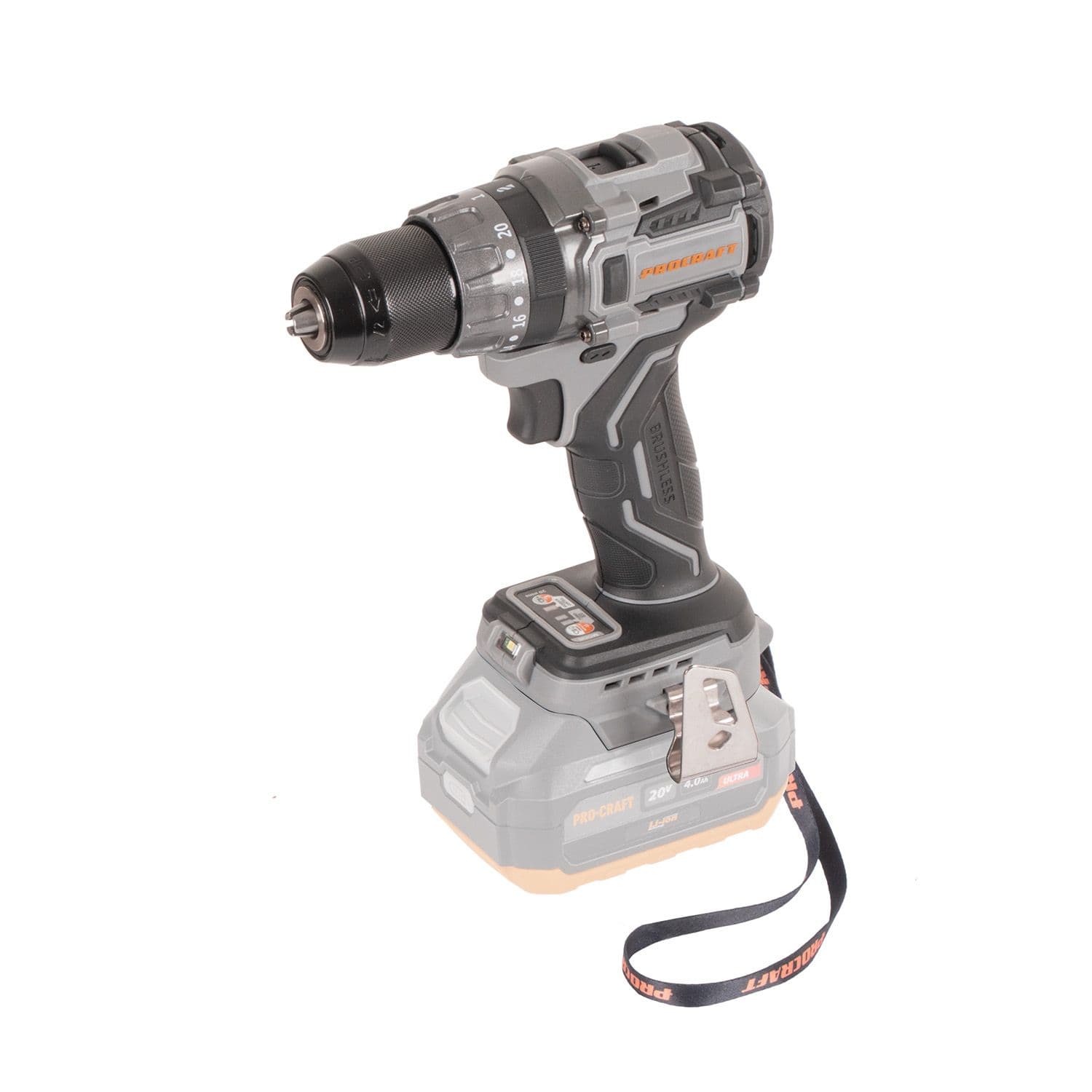 Procraft Industrial Wiertarko-wkrętarka aku 20V 85Nm(bez akumulatora i ładowarki) - zdjęcie 2