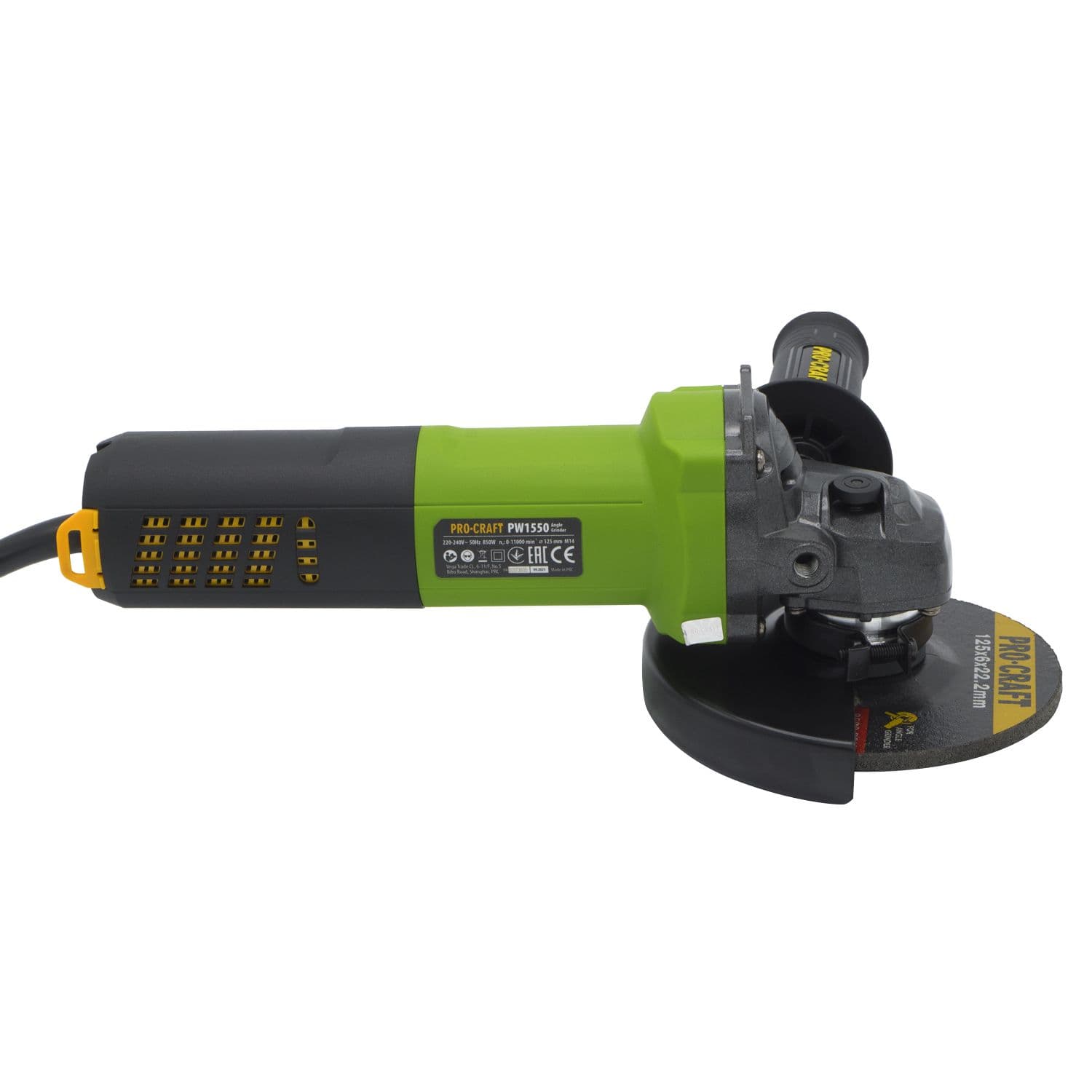 Procraft Szlifierka kątowa 125 mm 850W (BL) - zdjęcie 3