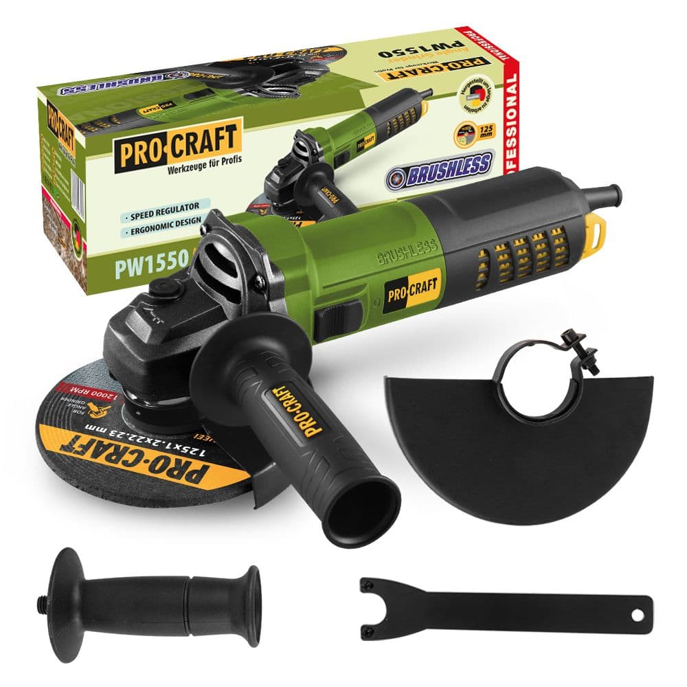 Procraft Szlifierka kątowa 125 mm 850W (BL) - zdjęcie 1