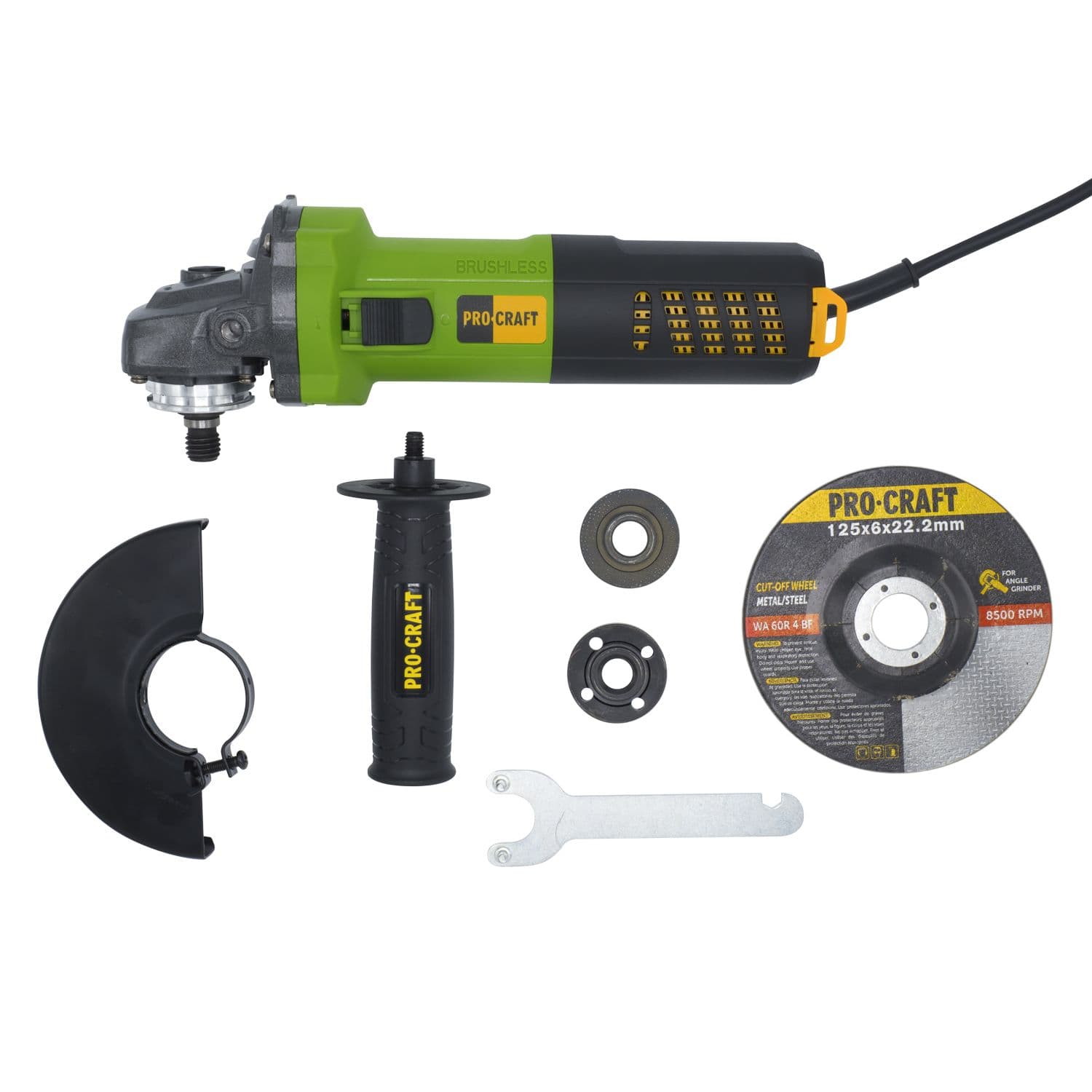 Procraft Szlifierka kątowa 125 mm 850W (BL) - zdjęcie 5