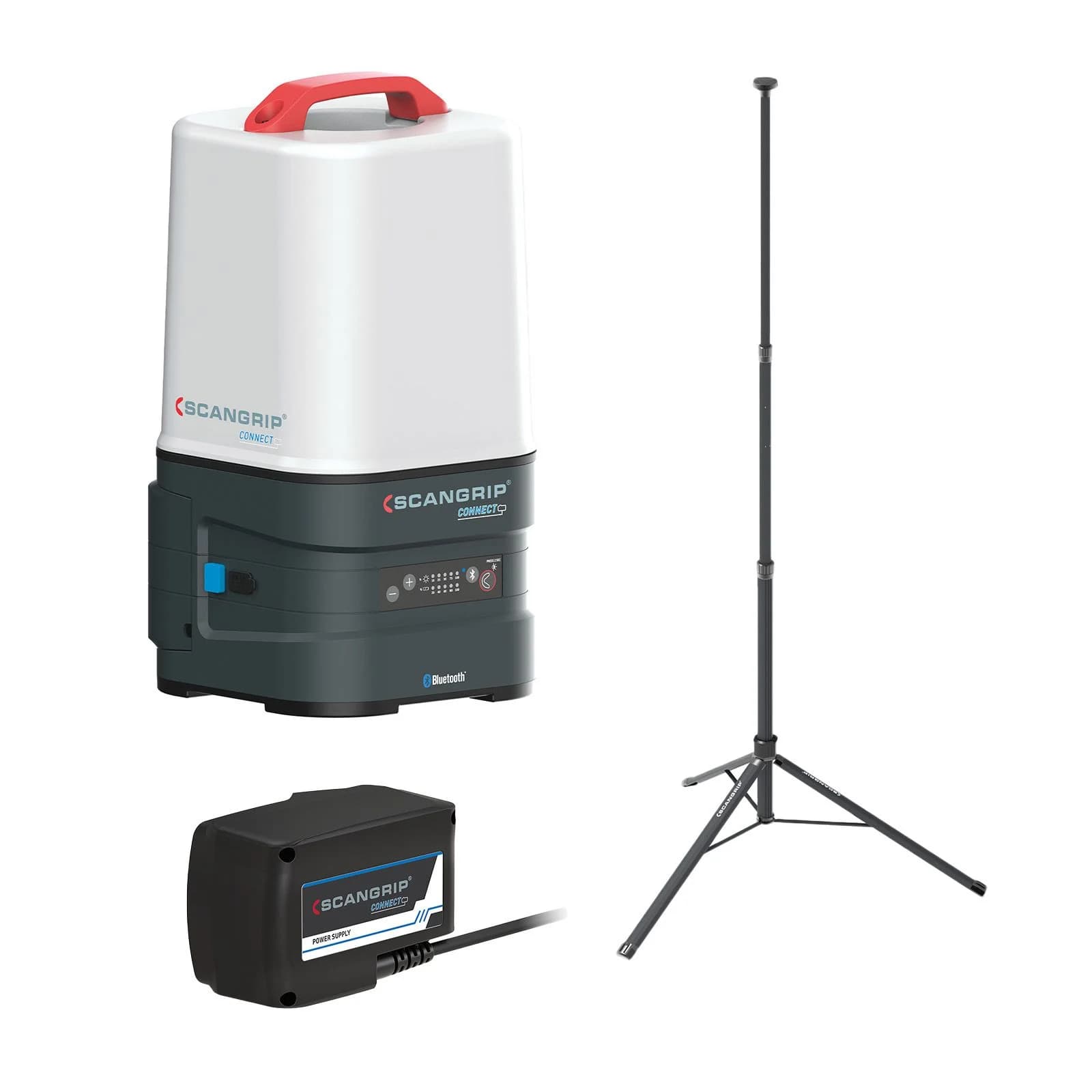 Scangrip ZESTAW 360/180 LIGHT KIT: AREA 10 CONNECT + POWER SUPLY + TRIPOD2M 49.0534 - zdjęcie 1