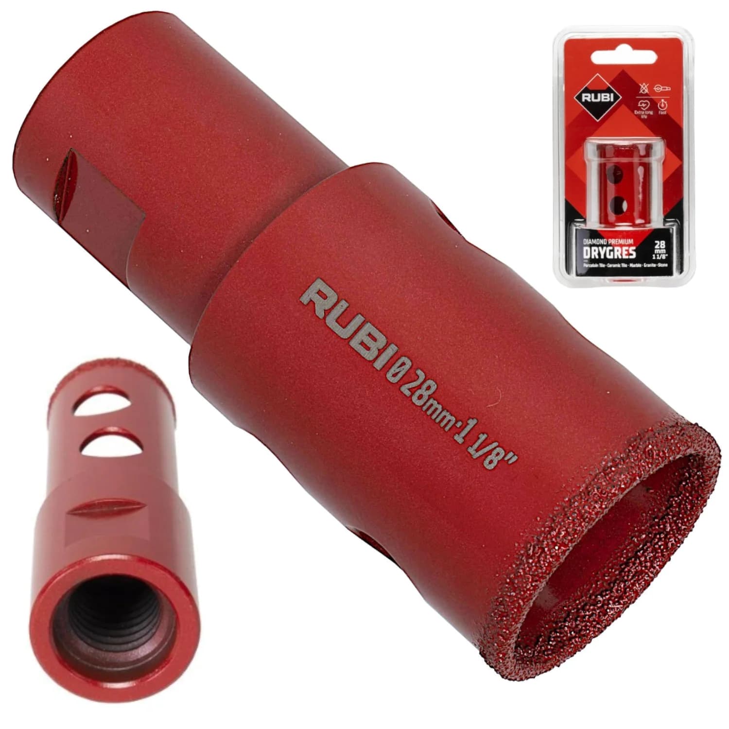 WIERTŁO DRYGRES PREMIUM RUBI Ø 28 mm 06972 - zdjęcie 1