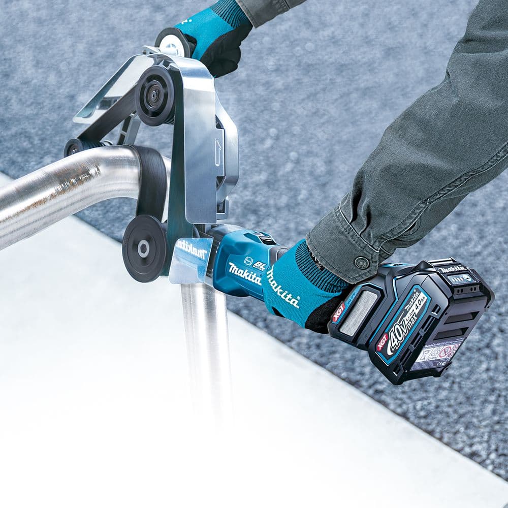 Makita Akum. szlifierka taśmowa do rur XGT ® 40V max 760 x 40 mm - zdjęcie 8