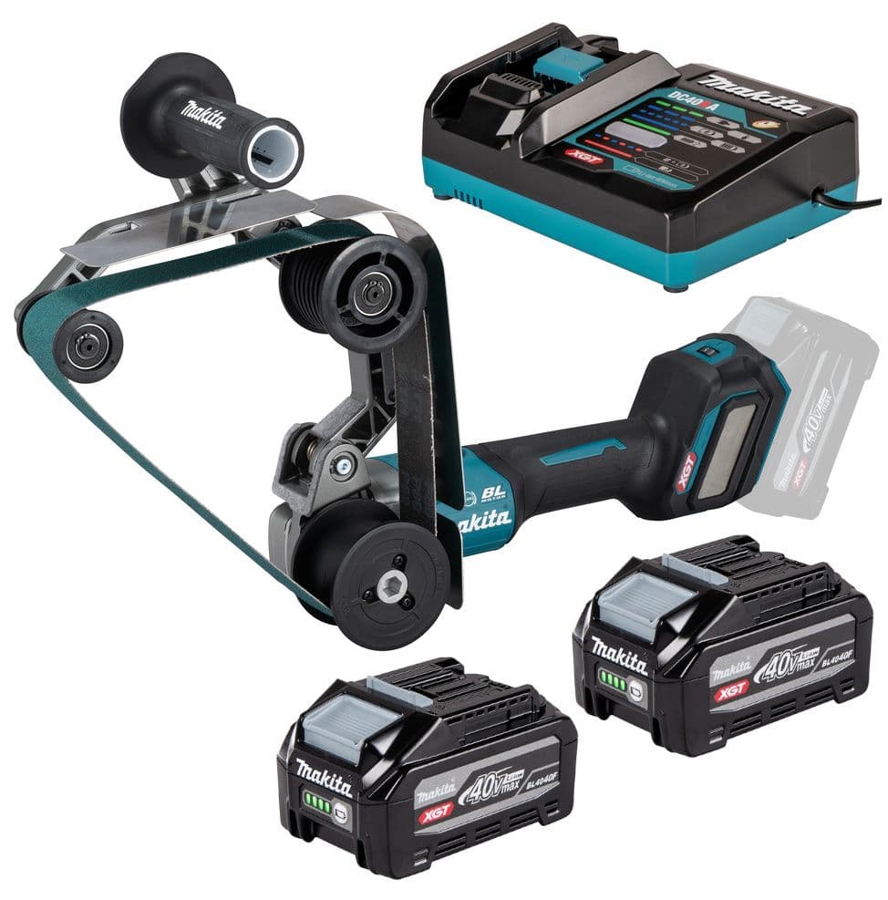 Makita Akum. szlifierka taśmowa do rur XGT ® 40V max 760 x 40 mm - zdjęcie 1