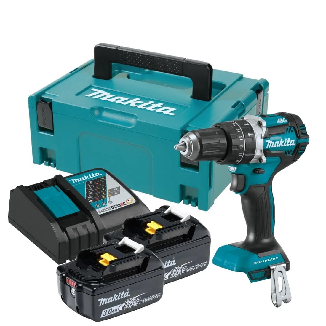 Makita Akum. wiertarko-wkrętarka udarowa LXT ® 65Nm 18V