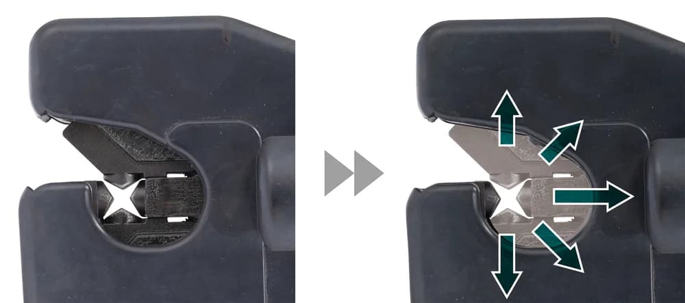 Makita Akum. hydrauliczna prasa do kabli LXT ® 18V 60 kN 31 mm - zdjęcie 4