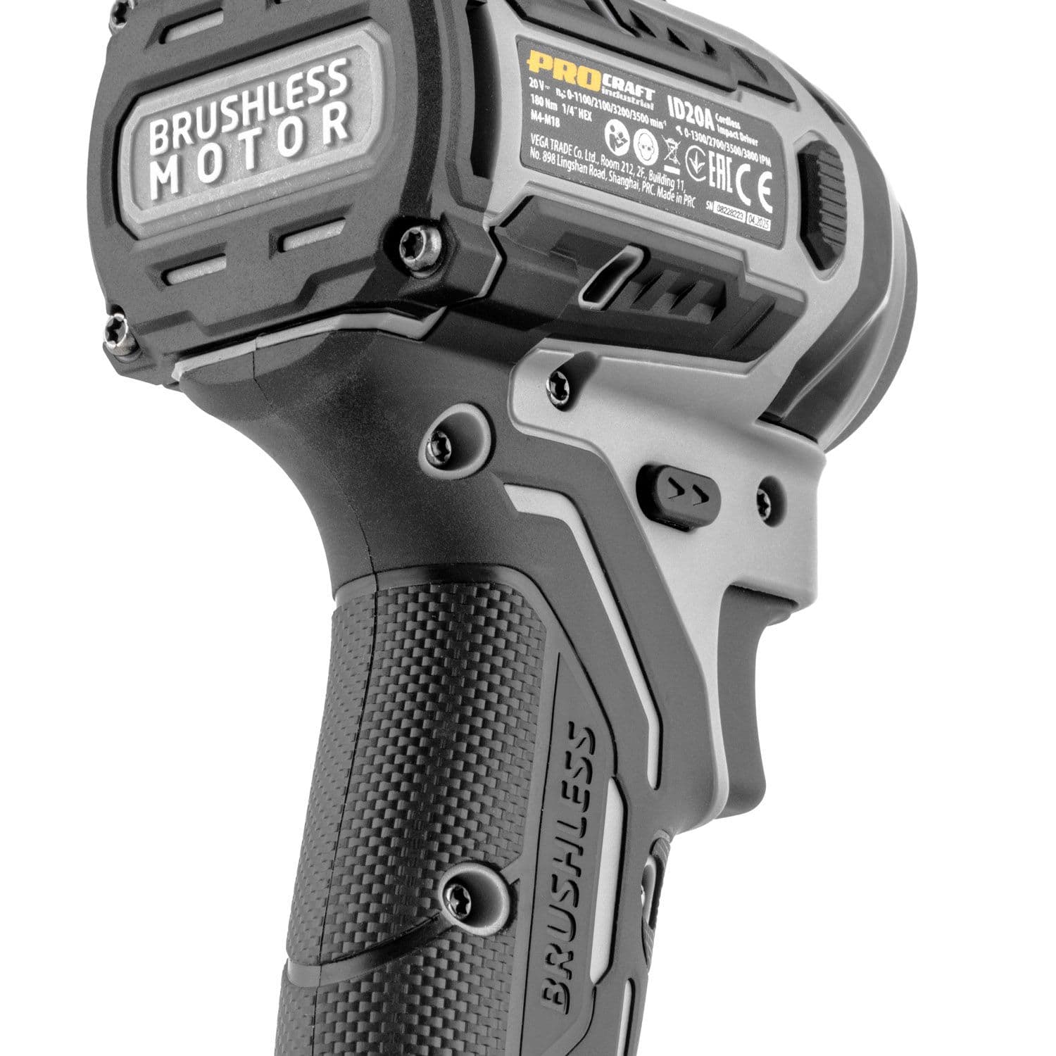 Procraft Industrial Akumulatorowa zakrętarka udarowa 20V 180Nm Body/korpus - zdjęcie 3