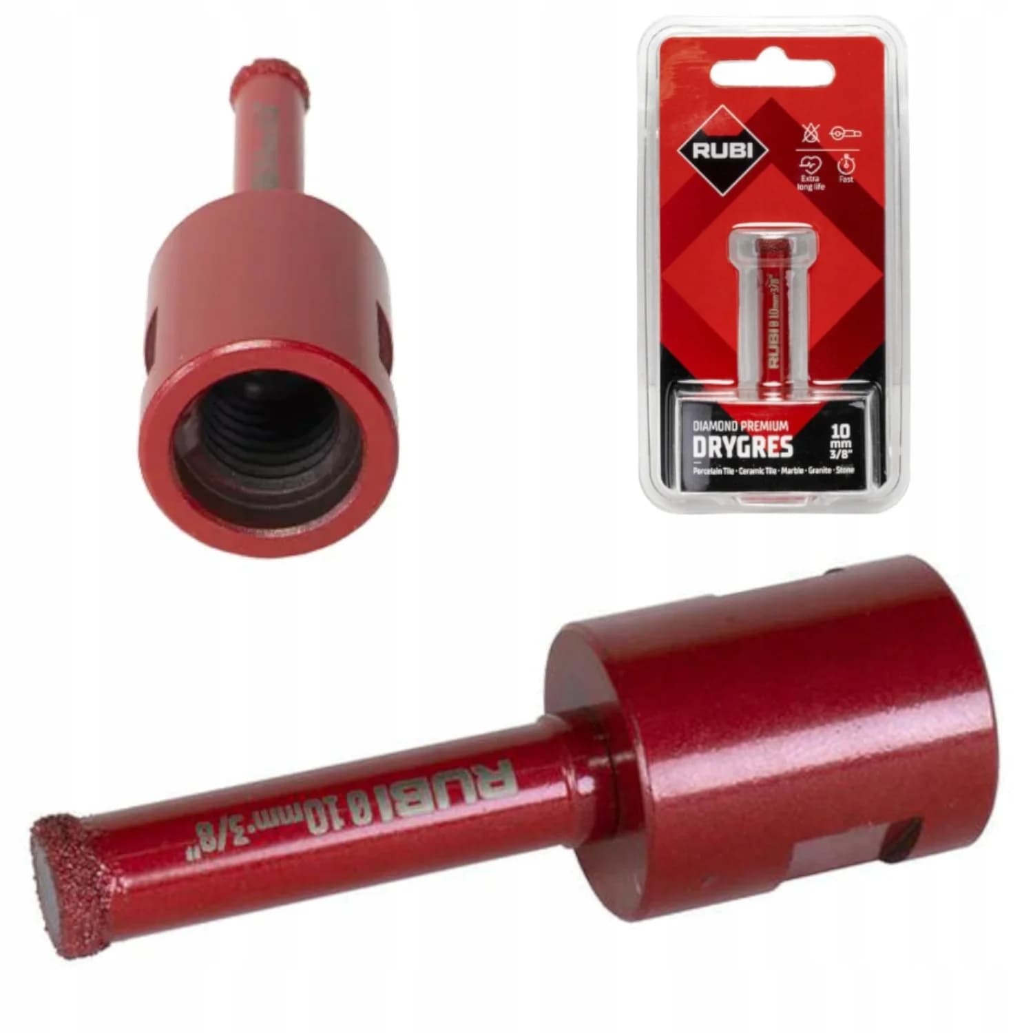 WIERTŁO DRYGRES PREMIUM RUBI Ø10 mm 06918 - zdjęcie 1