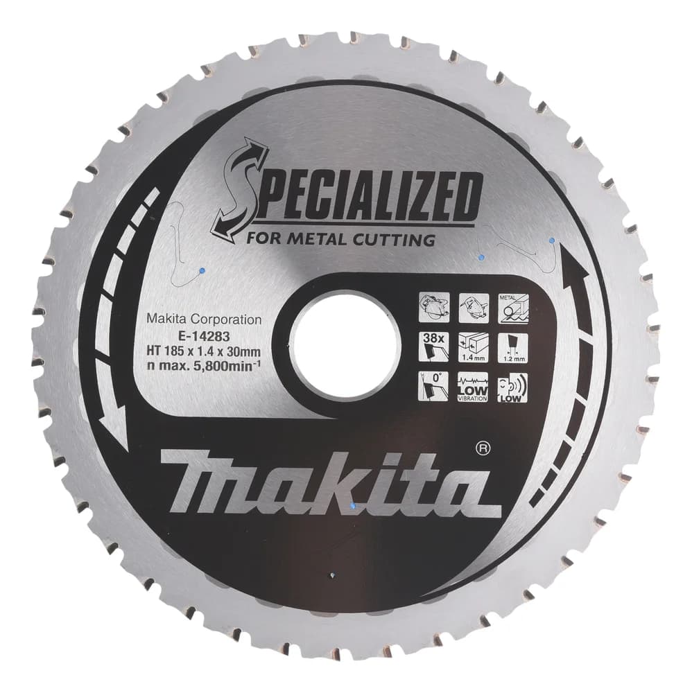 Makita Tarcza tnąca, T.C.T, 185 x 30 mm, 38Z do metalu