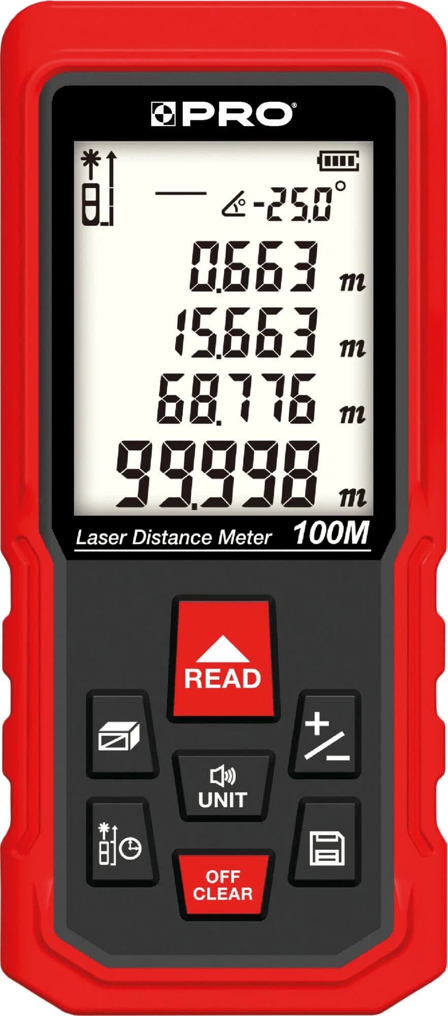Pro Dalmierz Laserowy 100m