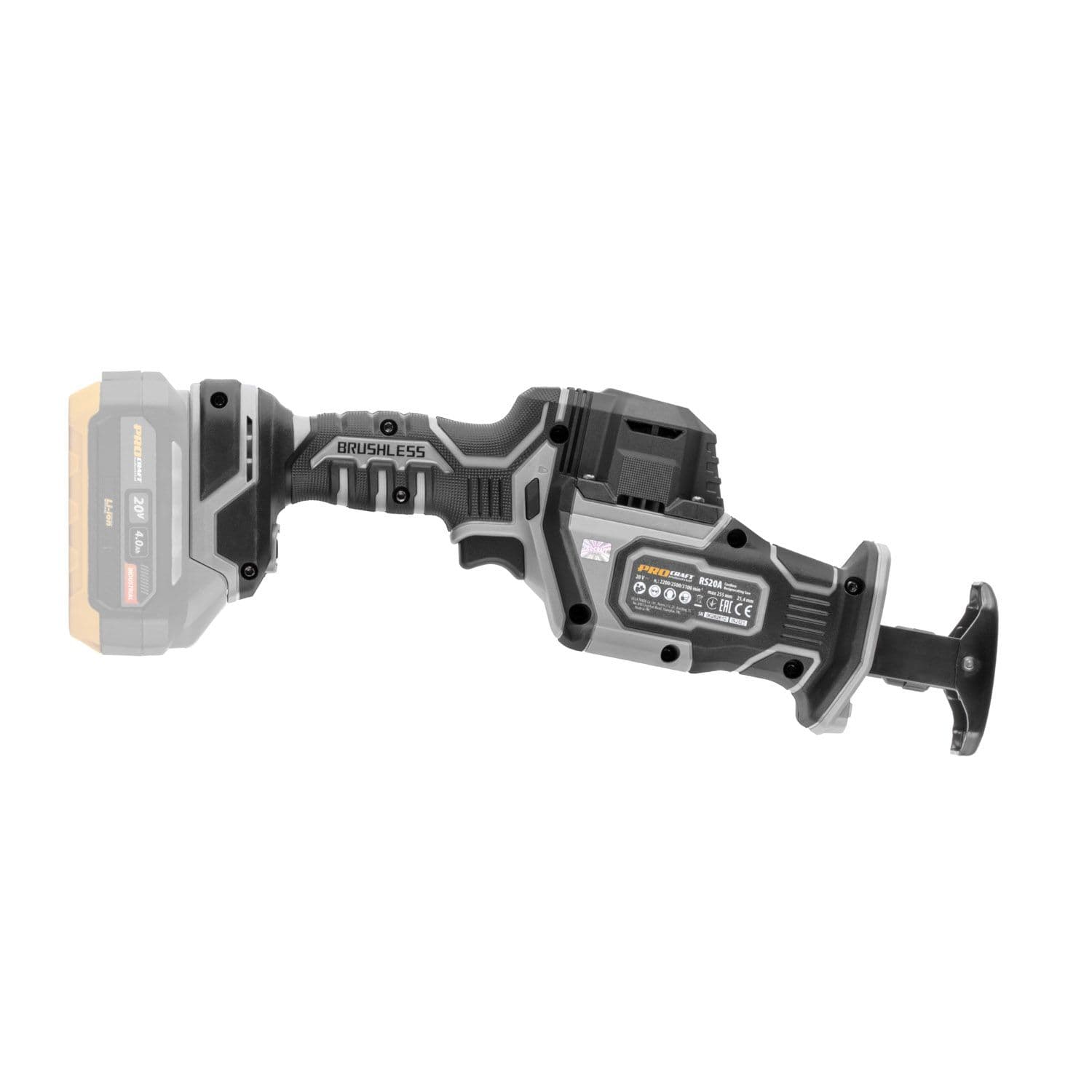 Procraft Industrial Akumulatorowa piła szablasta 20V Body/korpus - zdjęcie 2