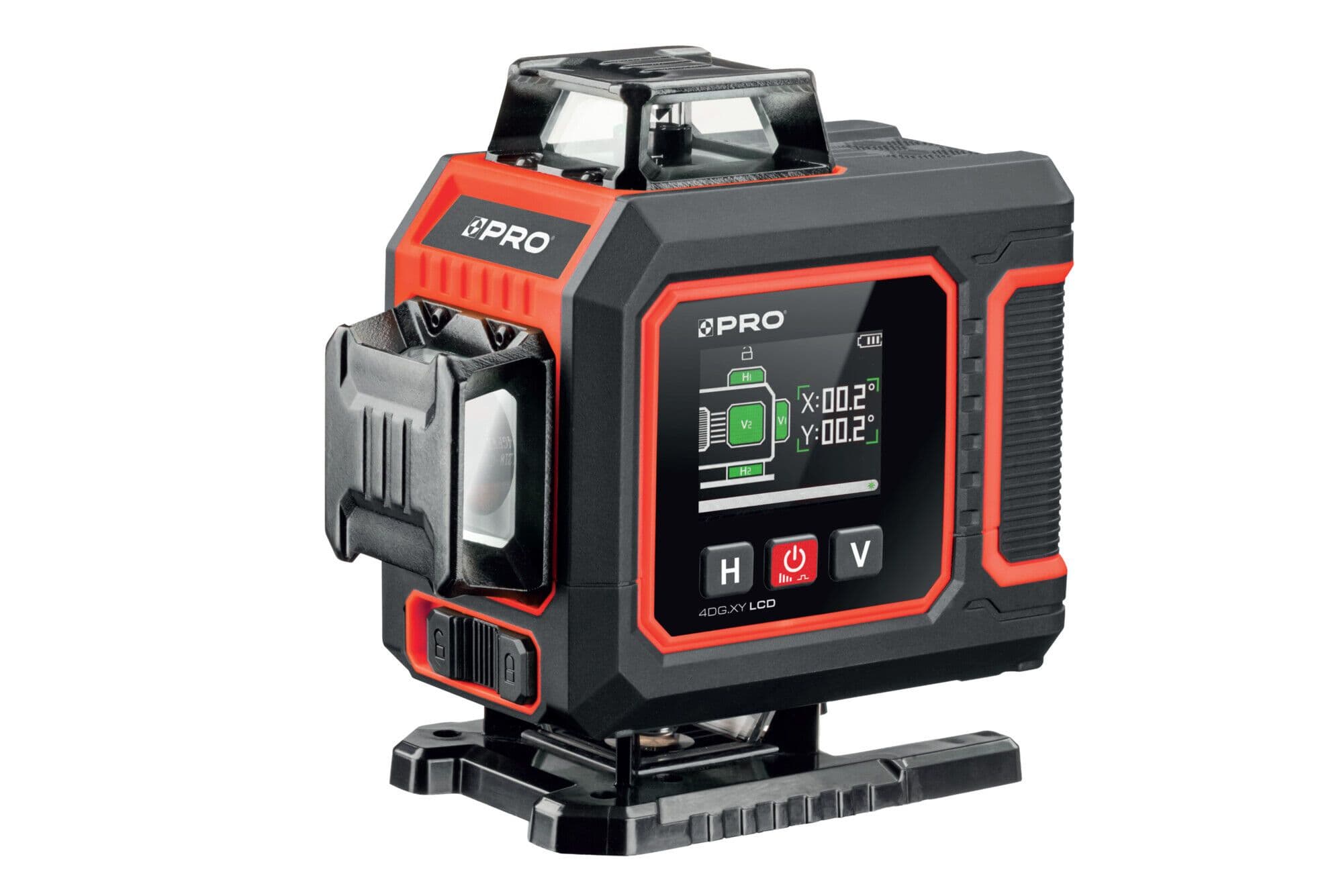 PRO LASER WIELOLINIOWY 4DG.XY LCD ZESTAW - zdjęcie 2
