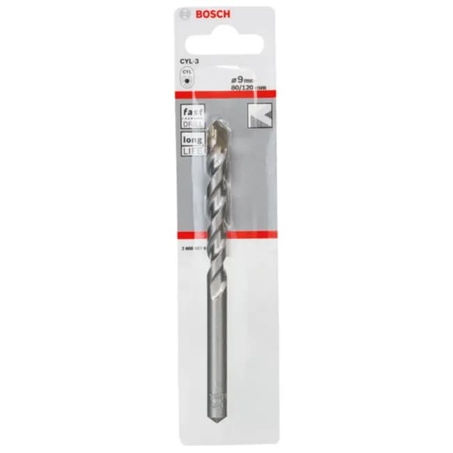 Bosch wiertło do betonu SilverPercussion 9 x 120 mm - zdjęcie 1