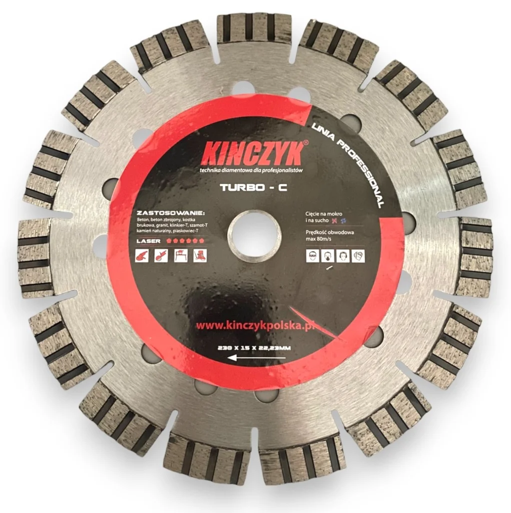 Kinczyk Tarcza Turbo-C 230x15x22,23