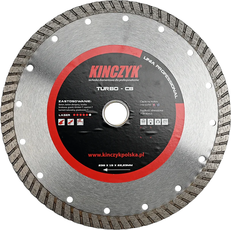 Kinczyk Tarcza Turbo-CB 250x12x25,23