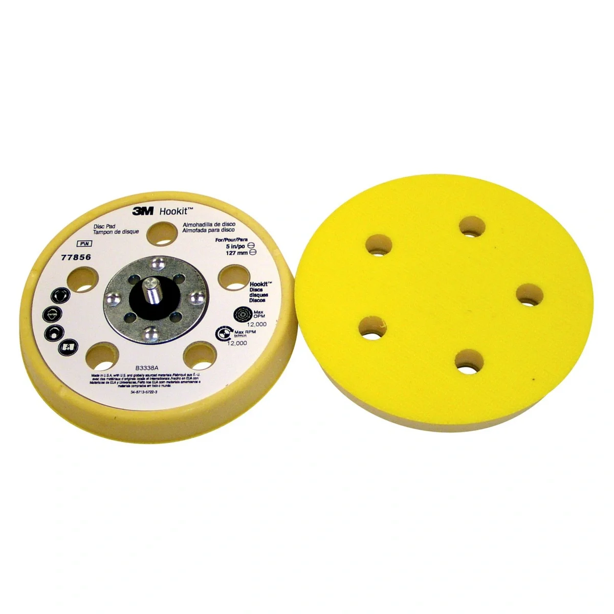 Podkładka HookIt 125mm M8 3M PN77856