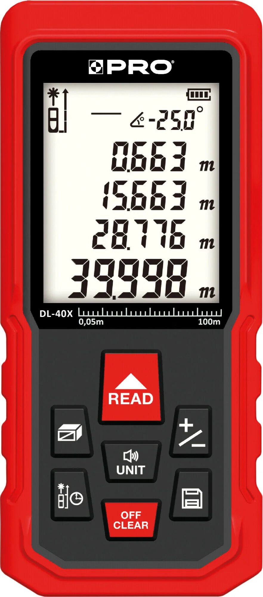 Pro Dalmierz Laserowy 40m