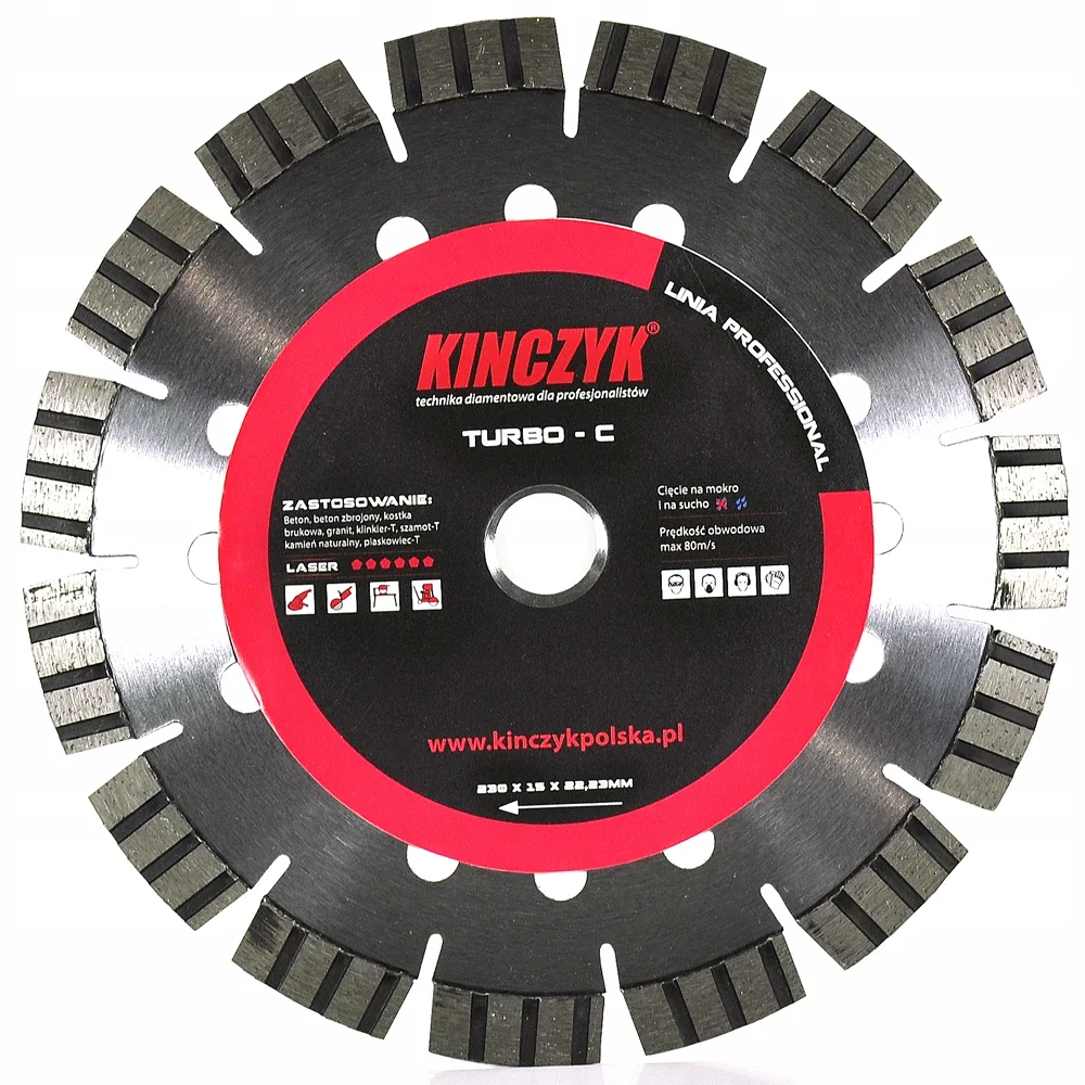Kinczyk Tarcza turbo Classic-C 230x15x22,23