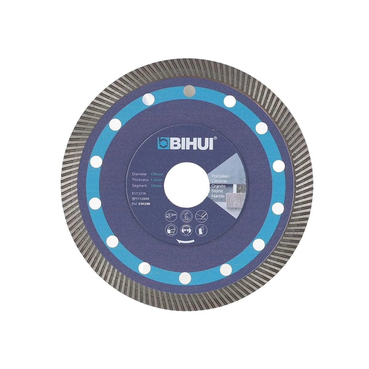 Bihui Tarcza diamentowa 125mm super cienka B-Perfect