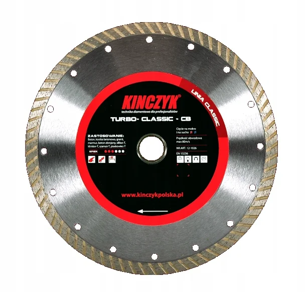 Kinczyk Tarcza turbo Classic-CB 125x12x22,23 