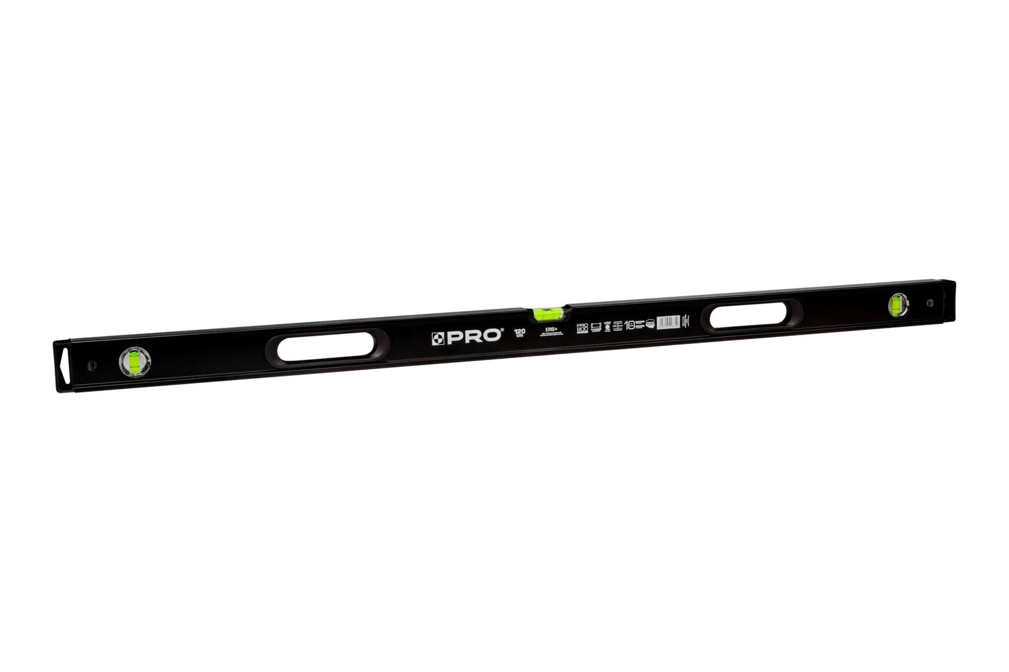 PRO Poziomnica PRO900 HEAVY DUTY czarna dwustronnie frezowana z uchwytem