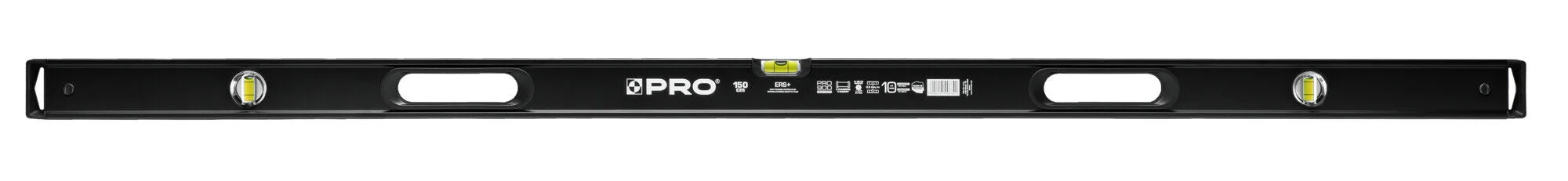 PRO Poziomnica PRO900 HEAVY DUTY czarna dwustronnie frezowana z uchwytem
