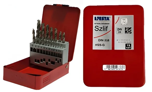 Komplet wierteł szlifowanych NWKa DIN 338