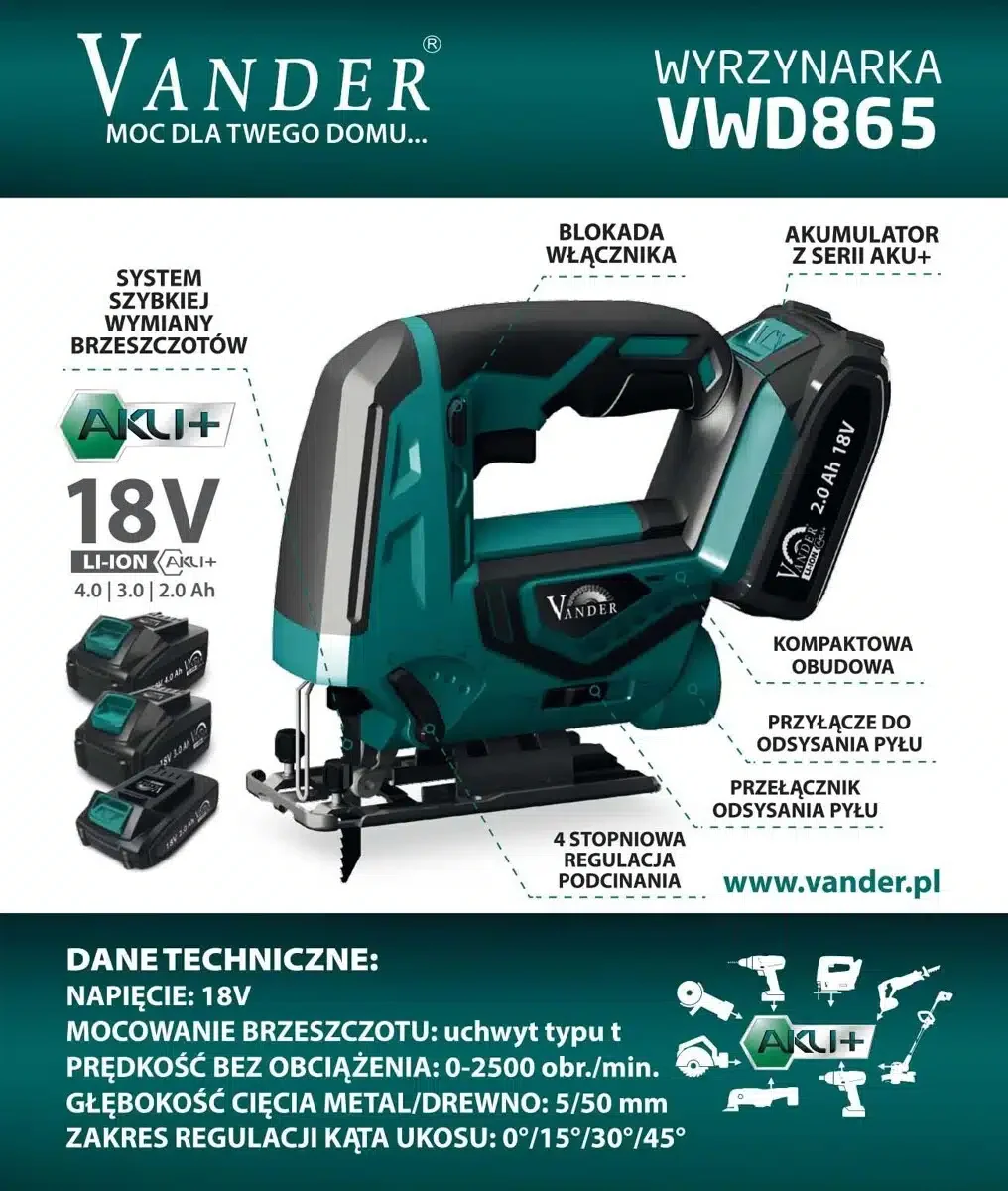 Vander Wyrzynarka VWD865