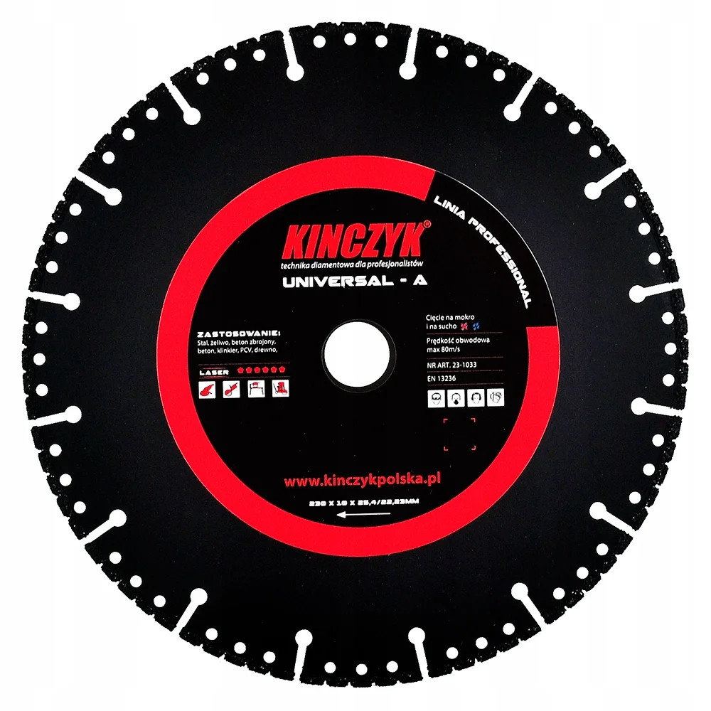 Kinczyk Tarcza uniwersalna-A 230x10x22,23